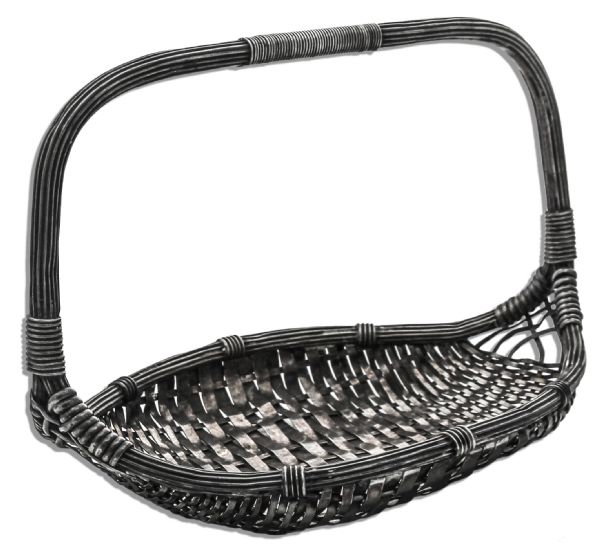 Darryl F. Zanuck Owned Sterling Silver Basket