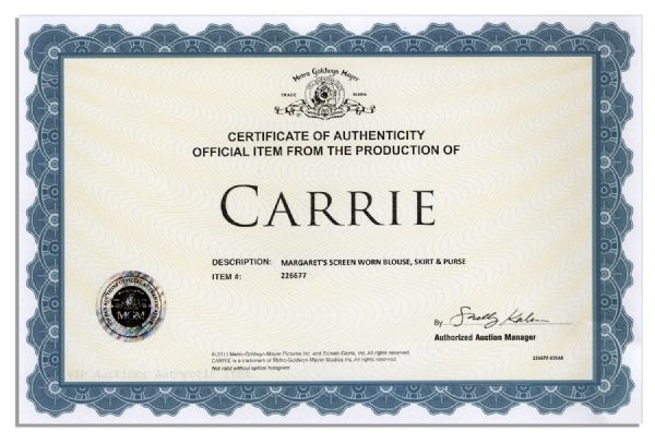 Julianne Moore Screen-Worn Wardrobe From ''Carrie''