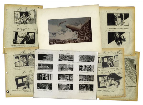 Nearly 500 Storyboard Illustrations From the 1977 Terrorist Thriller ''Black Sunday'' -- Based on the Munich Massacre