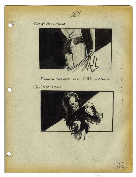 Nearly 500 Storyboard Illustrations From the 1977 Terrorist Thriller ''Black Sunday'' -- Based on the Munich Massacre