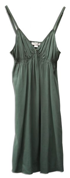 Jennifer Lopez Hero Silk Nightgown & Terry Robe From ''The Back-Up Plan''