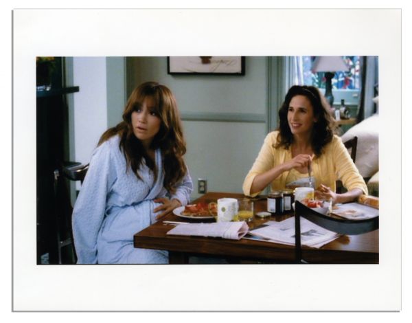 Jennifer Lopez Hero Silk Nightgown & Terry Robe From ''The Back-Up Plan''