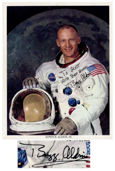 Apollo 11 Signed Photos -- Three Individual 8'' x 10'' Portrait Photos Signed by Each Astronaut -- Neil Armstrong, Buzz Aldrin, Michael Collins