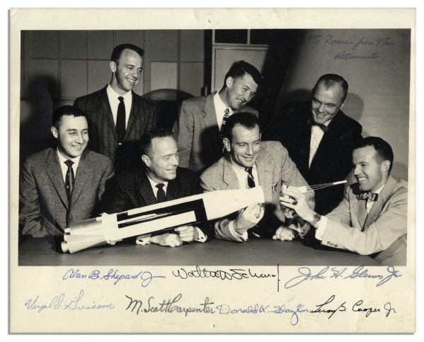 Mercury 7 Signed 10'' x 8'' Photo