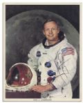 Neil Armstrong Uninscribed & Signed 8 x 10 NASA Photo -- With PSA/DNA COA