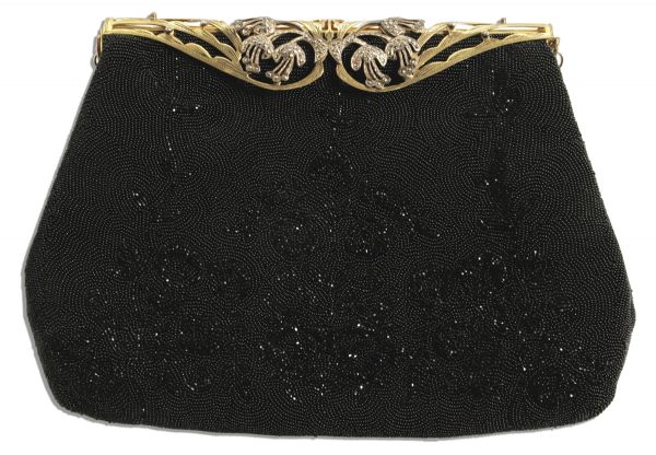 Ava Gardner Personally Owned Beaded Evening Bag -- Handmade by Walborg