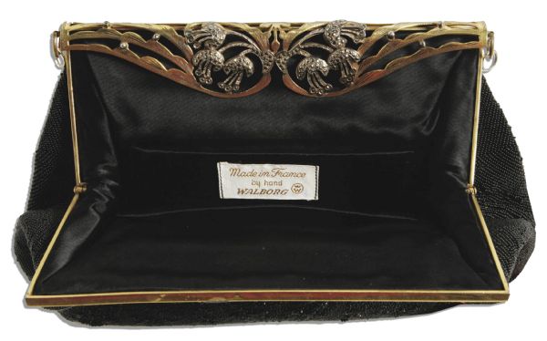 Ava Gardner Personally Owned Beaded Evening Bag -- Handmade by Walborg