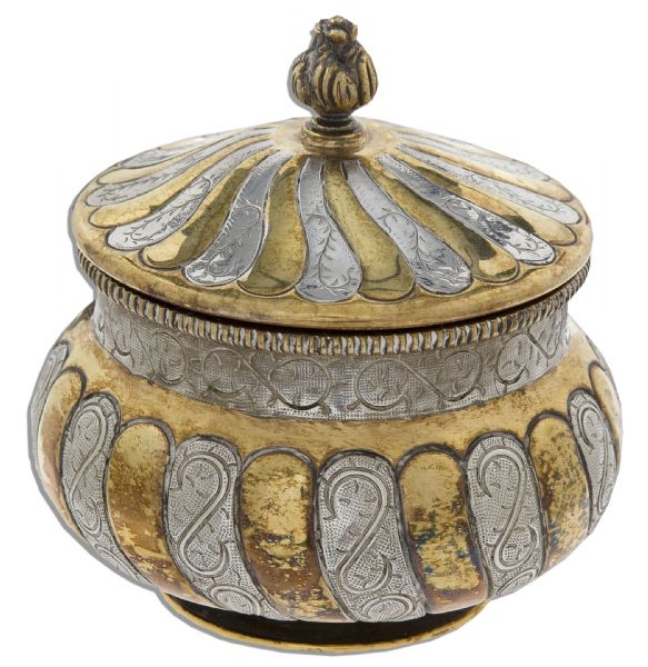 Lady Bird Johnson Personally Owned Sterling Silver Dish by Tane -- With an LOA From Lynda Johnson Robb