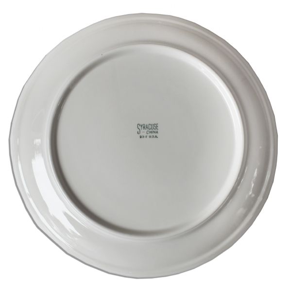 Plate From JFK's Last Official Dinner -- Four Days Before His Assassination