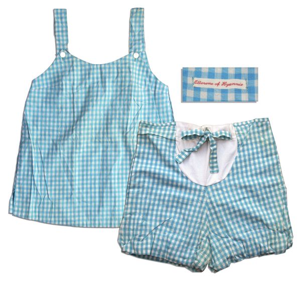 Jackie Kennedy Personally Owned & Worn Gingham Maternity Outfit