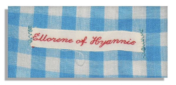 Jackie Kennedy Personally Owned & Worn Gingham Maternity Outfit