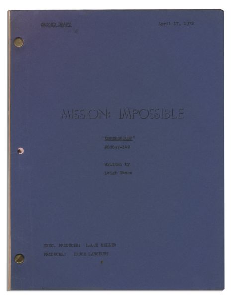 Lot of 5 Scripts for the ''Mission Impossible'' TV Series