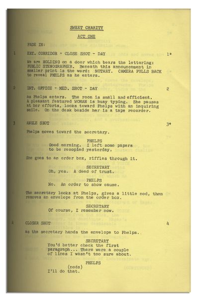 Lot of 5 Scripts for the ''Mission Impossible'' TV Series