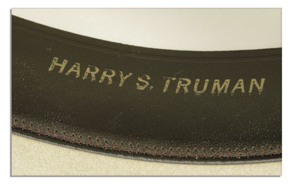 Harry Truman's Personally Owned Stetson Hat