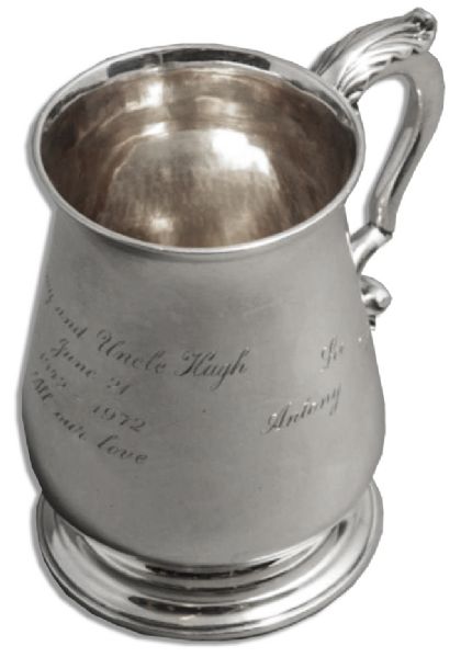 Jackie Kennedy Personally Owned Sterling Silver Piece -- Gifted by Jackie to Her Mother and Engraved Jackie / Caroline / John