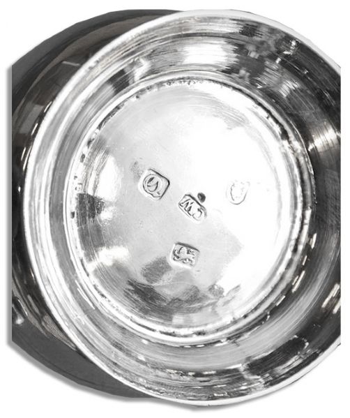 Jackie Kennedy Personally Owned Sterling Silver Piece -- Gifted by Jackie to Her Mother and Engraved Jackie / Caroline / John