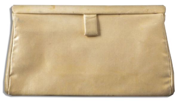 Jackie Kennedy Cream Satin Clutch by Bobbie Jerome