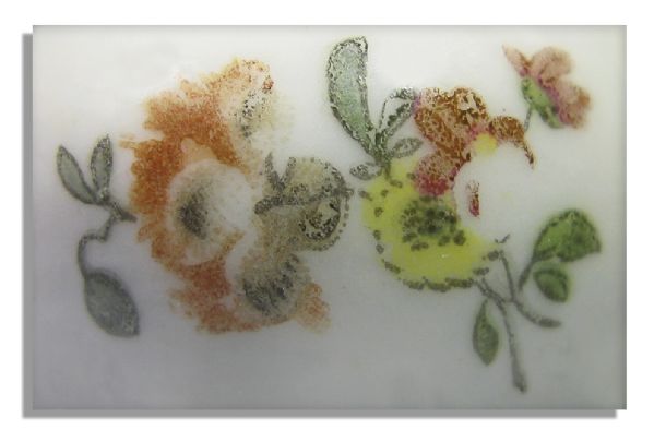 Renoir Personally Owned & Painted Miniature Porcelain Teapot -- One of Only 7 Known Renoir Painted Porcelains From His Time as an Apprentice in a Porcelain Factory