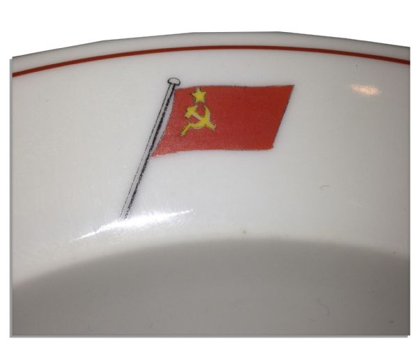 Dwight Eisenhower Used Plate -- Used by Eisenhower in Berlin on 5 July 1945 at the Post-WWII Meeting to Discuss the Division of Germany
