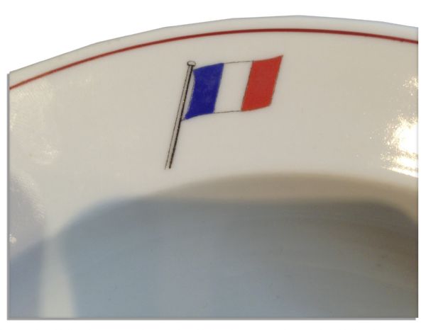 Dwight Eisenhower Used Plate -- Used by Eisenhower in Berlin on 5 July 1945 at the Post-WWII Meeting to Discuss the Division of Germany