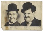 Laurel & Hardy Signed Photo