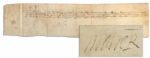 Mary Queen of Scots Document Signed During The Throckmorton Plot to Kill Queen Elizabeth I -- Scarce