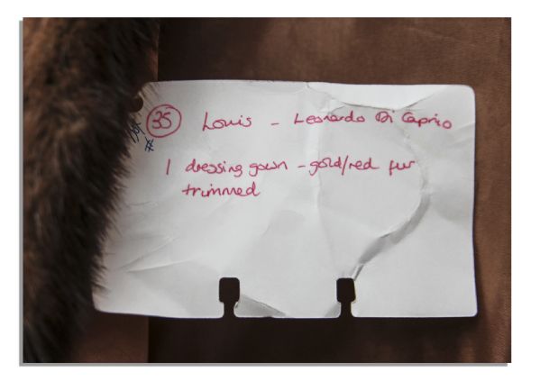 Leonardo DiCaprio Costume From ''Man in the Iron Mask'' -- Handmade Coat With Real Mink Trim