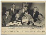 Photo of NASAs Mercury 7 Signed by All 7 Astronauts -- 10 x 8