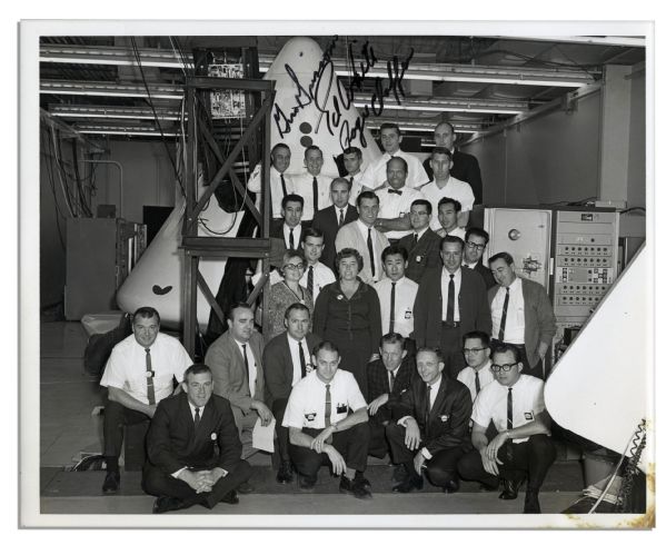 Apollo 1 Astronauts 10 x 8 Signed Photo -- Gus Grissom, Ed White & Roger Chaffee -- With PSA/DNA COA