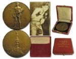 Bronze Medal From the 1920 Summer Olympics, Held in Antwerp, Belgium