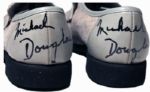 Michael Douglas Twice-Signed Suede Loafers Worn as Liberace in ''Behind The Candelabra'' -- The Role for Which Douglas Won an Emmy