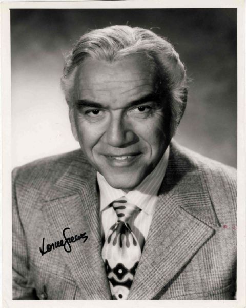 Bonanza Actor Lorne Greene Signed Photo