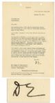 Eisenhower Letter Signed as President -- ...The which clause came into the thing insidiously and without awakening the fears of many -- including capable, even brilliant -- lawyers...