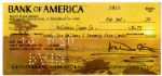 Three Stooges Signed Checks -- Three Checks, One Each Signed by Moe Howard, Larry Fine and ''Curly'' Joe DeRita, the So-Called Sixth Stooge