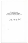 Gerald Ford's Memoir ''A Time To Heal'' Signed 