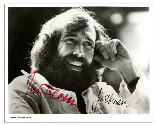 Jim Henson Photo Signed