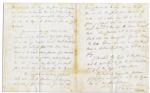 Lafayette Letter Signed Just After Arriving in Virginia in Early 1781 Where by the Fall, the British Would Surrender -- He Writes of His Strategy But Notes He Is Hampered by No Ammunition
