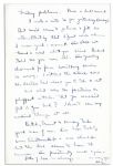 Dwight Eisenhower WWII-Dated Autograph Letter Signed to Mamie ''...Any [press] story I see about you...pleases me immensely...The picture of you was not so good - but I still liked it...''