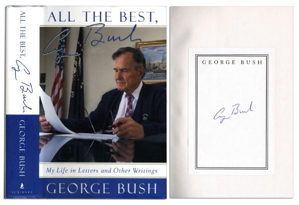 President George H.W. Bush Signed Copy of All The Best