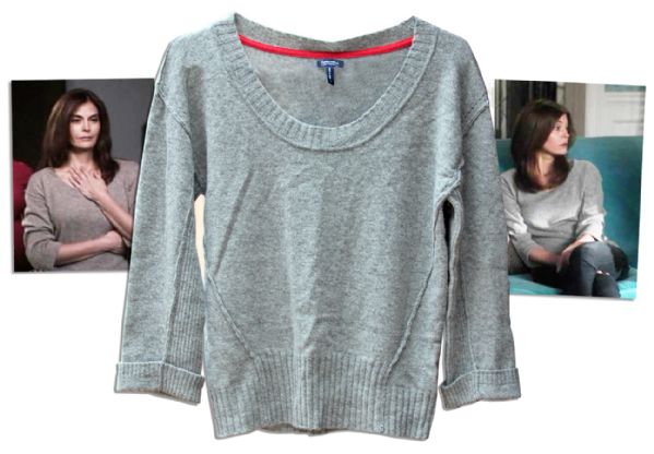 Teri Hatcher Screen-Worn Cashmere Sweater From One of the Last Episodes of Desperate Housewives