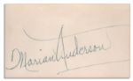 Marian Andersons Signature
