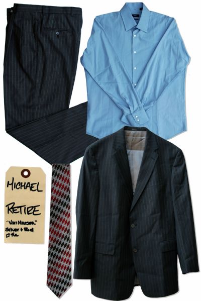 Steve Carell Screen Worn Suit Ensemble From The Office -- With a COA From NBC Universal