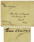Grover Cleveland Signed Envelope