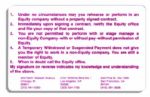 Milton Berle, aka ''Mr. Television'' Actors' Equity Association Membership Card