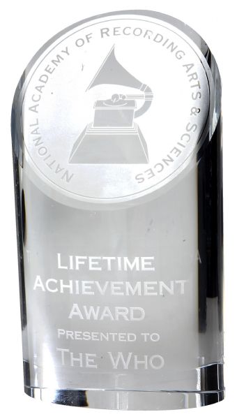 The Who Grammy -- 2001 Lifetime Achievement Grammy Award -- Scarce