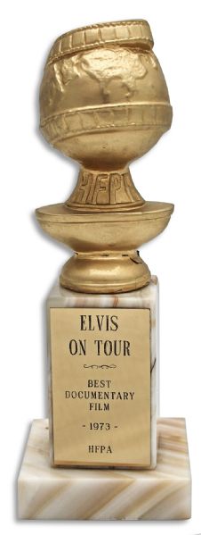 Golden Globe Award For Elvis on Tour -- The Last Film Elvis Ever Made