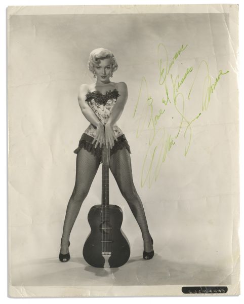 Fantastic Marilyn Monroe Signed 8 x 10 Photo -- ...Love & Kisses... -- With COAs From Both PSA/DNA & JSA