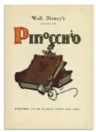 Walt Disney ''Pinocchio'' Book Signed -- With The Signatures of More Than 20 Early Disney Animators