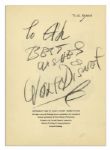 Walt Disney ''Pinocchio'' Book Signed -- With The Signatures of More Than 20 Early Disney Animators