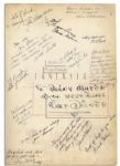 Fantastic Copy of ''Fantasia'' Signed by Walt Disney -- Beautiful, Oversized Book Signed by the Preeminent Animator -- With Various Personalized Illustrations & Art By Disney Illustrators